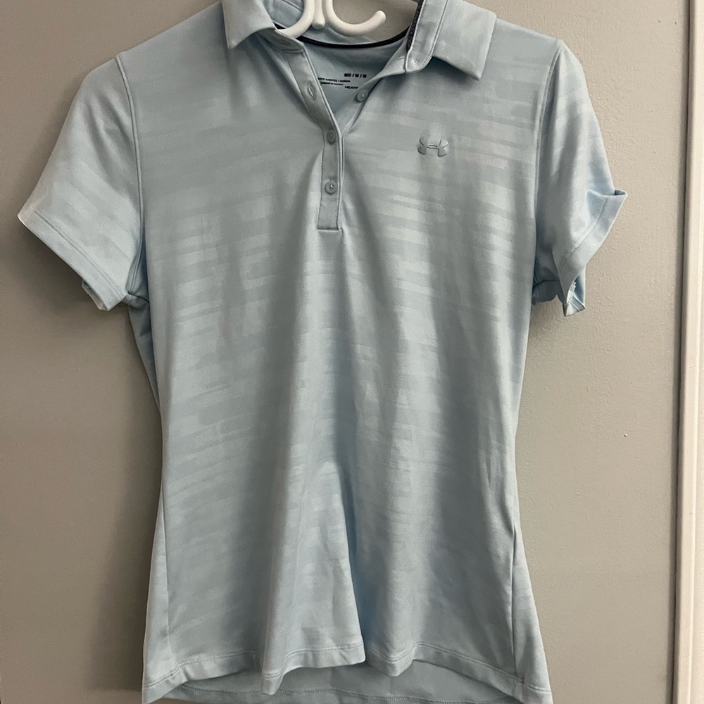 Under Armour women's Light Blue Polo Shirt